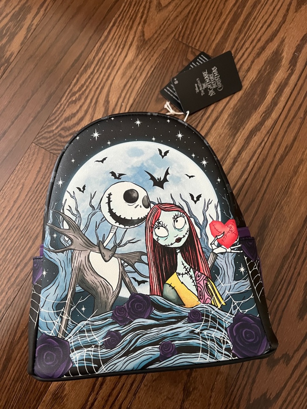The Nightmare Before Christmas Sally & Jack Mini Backpack - Black